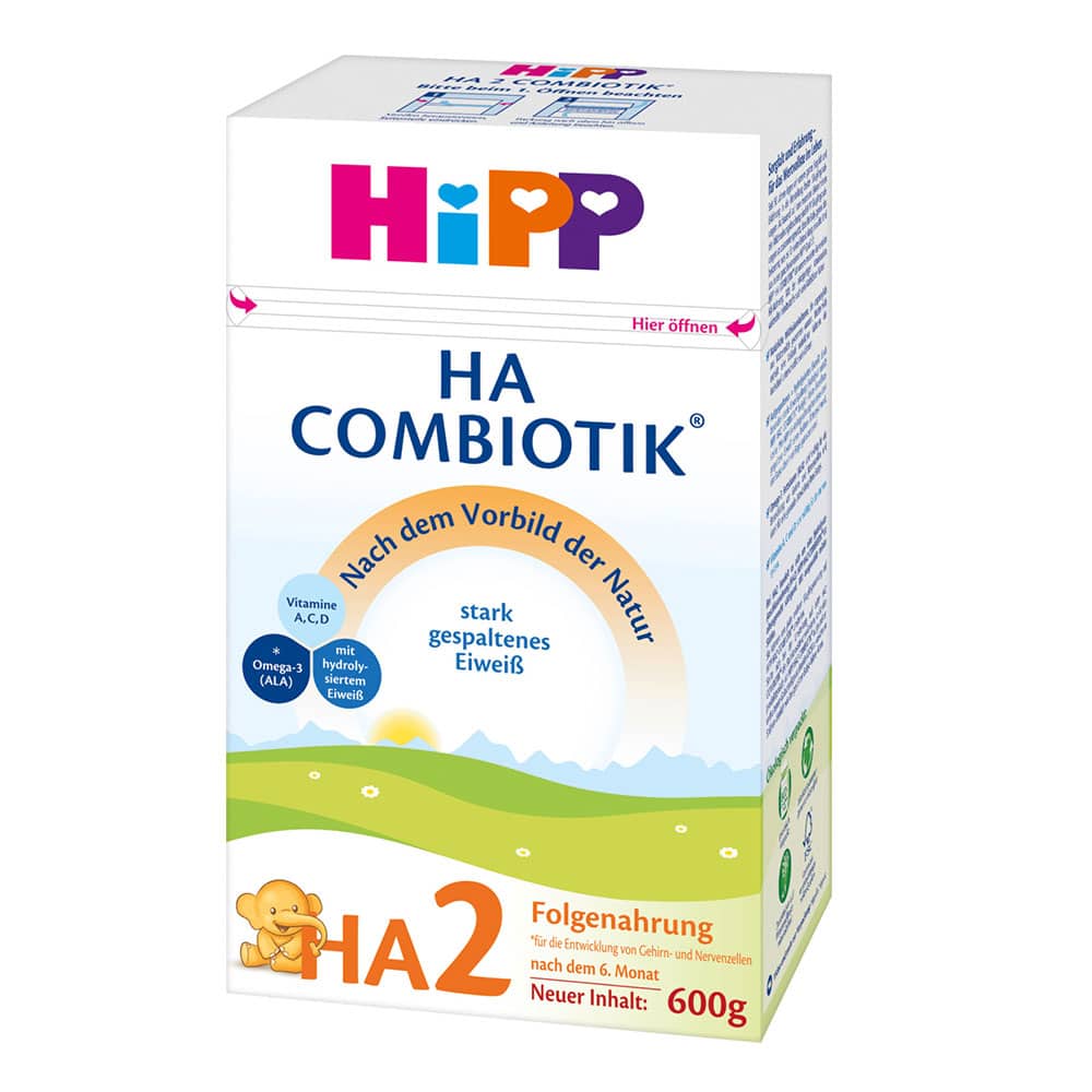 HiPP HA 2 Combiotic (Hypoallergenic) - Healthier Baby Living